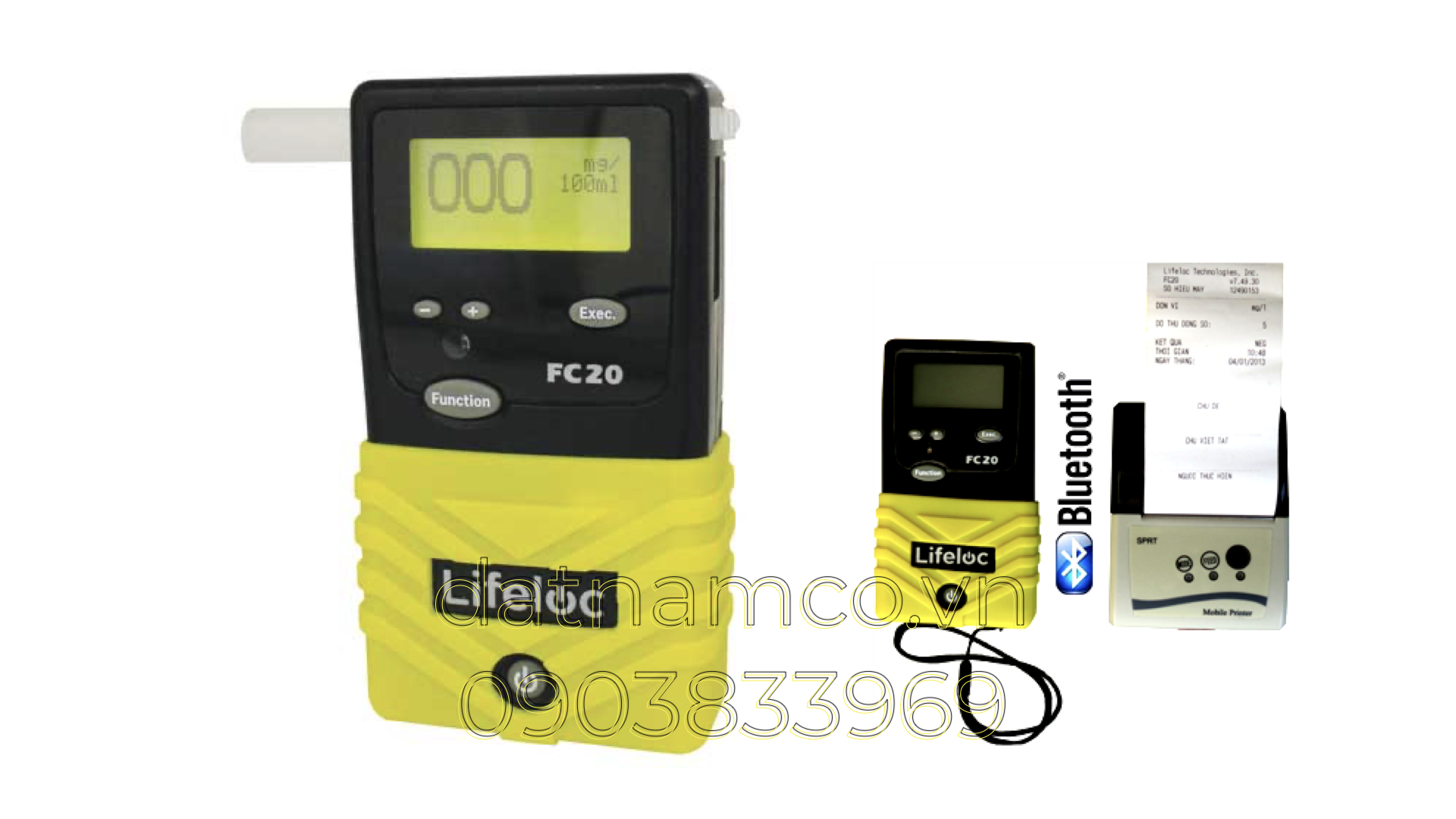 Máy đo nồng độ cồn trong hơi thở LIFELOC FC20
